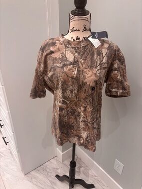 Hollister Men's Camo Short Sleeve Tee - Brown/Olive - NWT